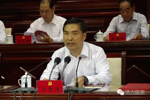 隴南市紀念建黨95周年暨表彰大會隆重召開