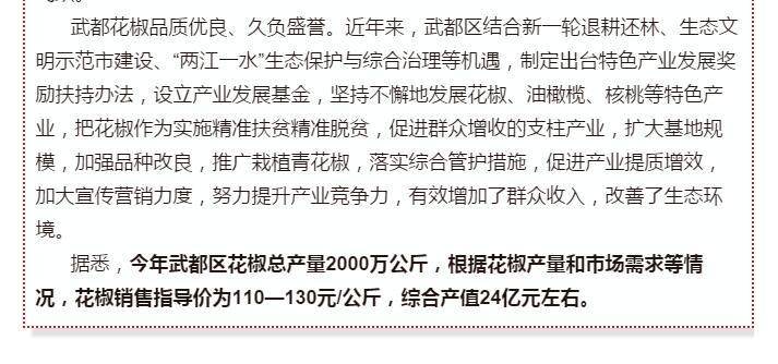 5.28億！一場盛會，武都花椒“火”了